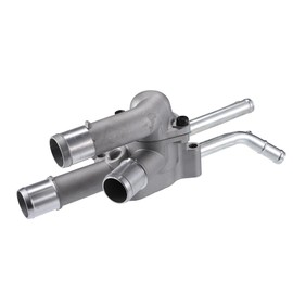 HEROFFIX Car Engine Coolant Thermostat Housing Assembly Replacement for Hyundai Elantra 2003-2005 for Hyundai Tiburon, No.25600-23640/2560023640/25600-23600 Metal Silver Tone