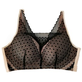 Trssorm Mastectomy Bra with Pockets for Many Types of Breast Prosthesis Post Surgery Women Bra, black, XXL