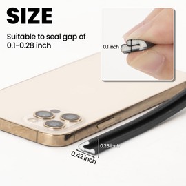 V Shape Foam Weather Stripping Door Frame Seal Strip 2Pcs×26FT Black, Draft Stopper, Insulation Winter, Weatherstripping, Gap Sealing, Soundproofing, Self-Adhesive Used for Exterior Front Door Side