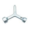 Rsoise Meter Curb Box Key MKF2 Triangular Curb Box Wrench