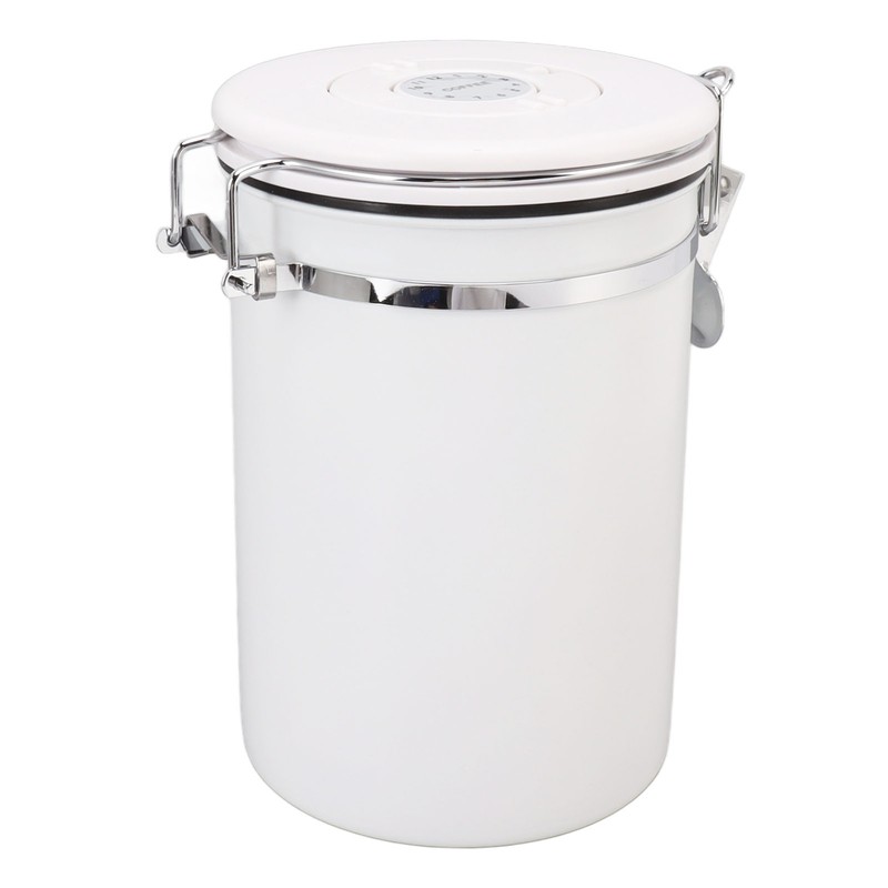 Coffee Canister Stainless Steel Good Sealing Food Airtight Storage Container