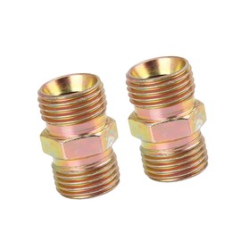 REPAIROCK 2pcs M16 x 1.5mm to M16 x 1.5mm Air Pipe Fitting Connector Adapter Auto Replacement Parts