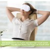 Tarpop Travel Eye Mask Sleep Soft Padded Shade White Rest