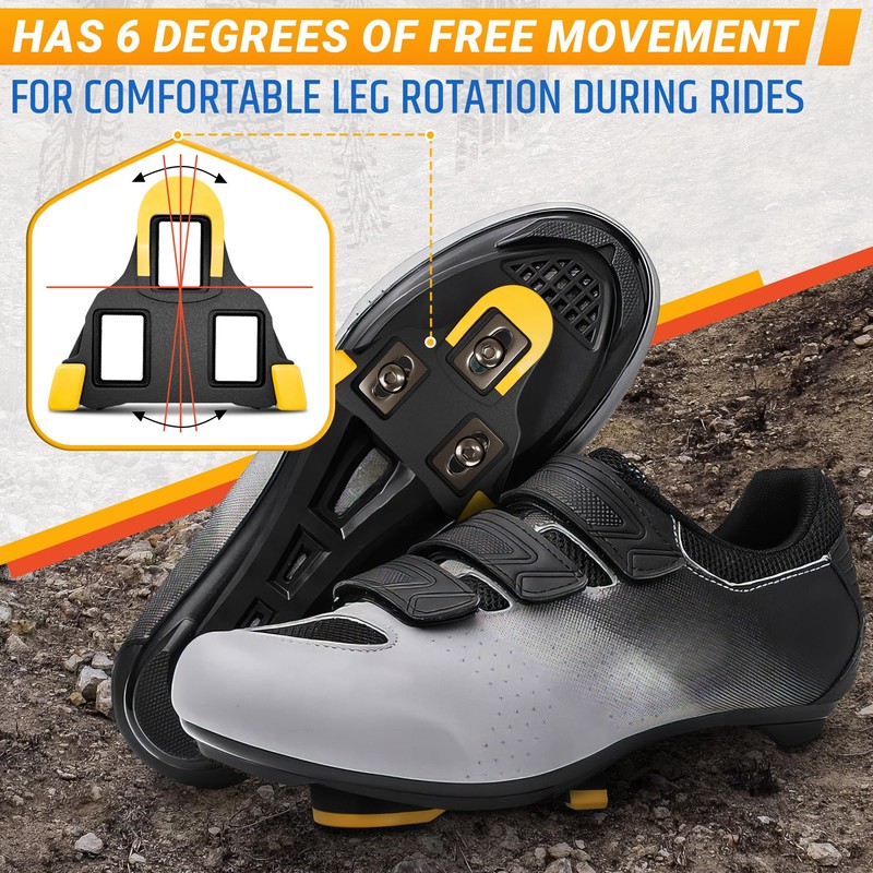 2 Pcs SPD SL Cleats – Road Bike Cleats for