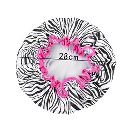 FOMIYES Shower Hat Pack Bath Cap Bathing Hat for Women Zebra Leopard Flower Beige Prints