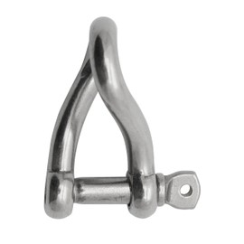 Extreme Max 3006.8213 BoatTector Stainless Steel Twist Shackle - 1/4"