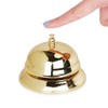 TOYANDONA Call Bell Metal Anti- Rust Ringing Service Bell Desk
