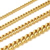 [FindChic] Men's Stainless Steel, Hypoallergenic, Simple, Hip Hop, Men's Accessories,
