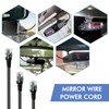 SDSACZMU Radar Detector Hardwire Power Cord, Rearview Mirror Plug Cable,