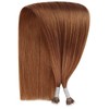 YoungSee Copper Hair Extensions - Nano Loop Human Hair, 25s