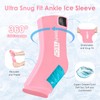 Comfitech Ankle Ice Pack Wrap Sleeve with Large Opening, Reusable