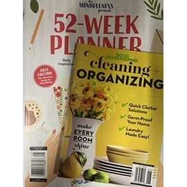 Mindfulness journal 52 week planner 2022 addition & Good Housekeeping Cleaning Organizing