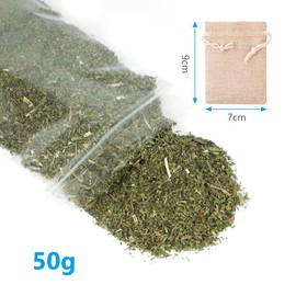 OSDUE 50g Catnip Buds, Dried Premium Catnip, Natural Catnip for Cats, Perfect for Cat Toys, Use with Cat Toys, Scratching Posts & More