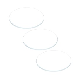 HARFINGTON 3pcs Watch Glass Crystal Lens, 28.5mm Dia. 1.1mm Edge Thickness Double Dome Round Clear Watch Glass Replacement Parts for Watchmaker Watch Glass Lens Replace