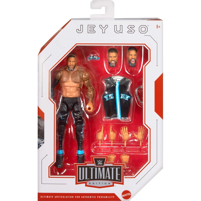 Mattel WWE Ultimate Edition Action Figure & Accessories Set, Jey