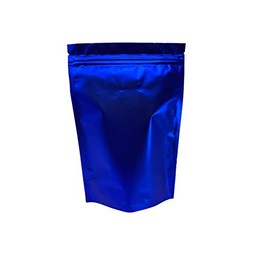 100PCS Resealable Smell Proof Stand Up and Flat Bags Aluminum Foil Pouch Bag 4 x 6 and 6 X 9 Inches Reclosable Mylar Ziplock Bag Food Storage Grip Seal Wrap (Dark Blue Stand UP, 6X9 Inch)