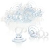 com-four® 20 x Suction Cup Holders with Clip Hooks for