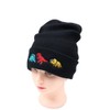 Totelux Cute Dinosaur Knitted Beanie Hats Embroidery Women Winter Hat