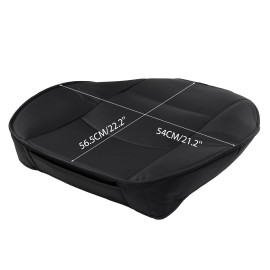 Xukey Full Surround Car Seat Front Cover Leather Pad Mat Auto Chair Cushion Protector