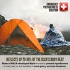 Lingito Survival Blanket, Emergency Blankets Camping, Hiking, Traveling, Heavy Duty