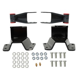 WFLNHB 4 inch Drop Kit Leveling Lowering Shackles Hangers Kit Replacement for Ford F100 2WD 1956-1972