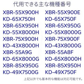 Universal remote control for TV, no setup required, bold buttons (For SONY Bravia BRAVIA SN-E616B)