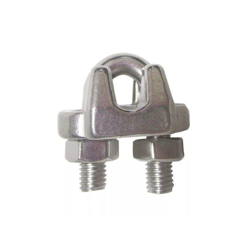 Unbranded 1/8" Stainless Cable Clamp U-Bolt Wire Rope Clip with