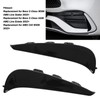 Gloss Black Front Bumper Fog Grille Ari Vent Cover Trims