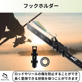 RekiLife Hook Keeper Magnetic Hook Holder Fishing Magnet Lure Fishing Hook