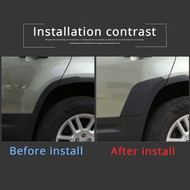 CHEYA ABS Black Body Anti-scratch Protection Cover Trim Kit for Land Rover Defender 110 2020 Accessories (Rear door guard)