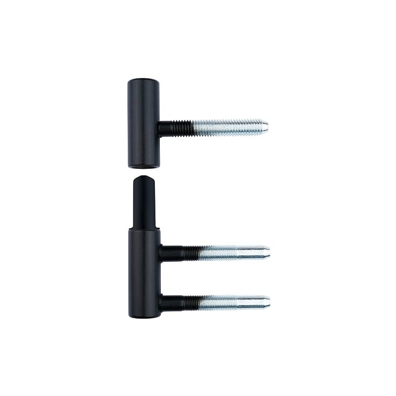 Door Hinge TB 2064 Black 2-Piece Powder Coated with Nylon