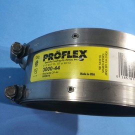 Fernco Proflex 4 x 4 in. Cast Iron x Plastic or Steel Flexible Coupling