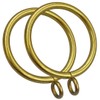48 Pcs 1.5-Inch Inner Diameter Curtain Rings with Eyelets,Fits Up