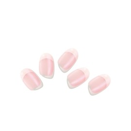 Shop Gel Mirror French Sticky Gel Nail 16pcs / 샵젤 미러프렌치 붙이는 젤 네일 16pcs