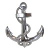 Nautical Ocean Marine Polished Aluminum Metal Ship Anchor Wall Decor