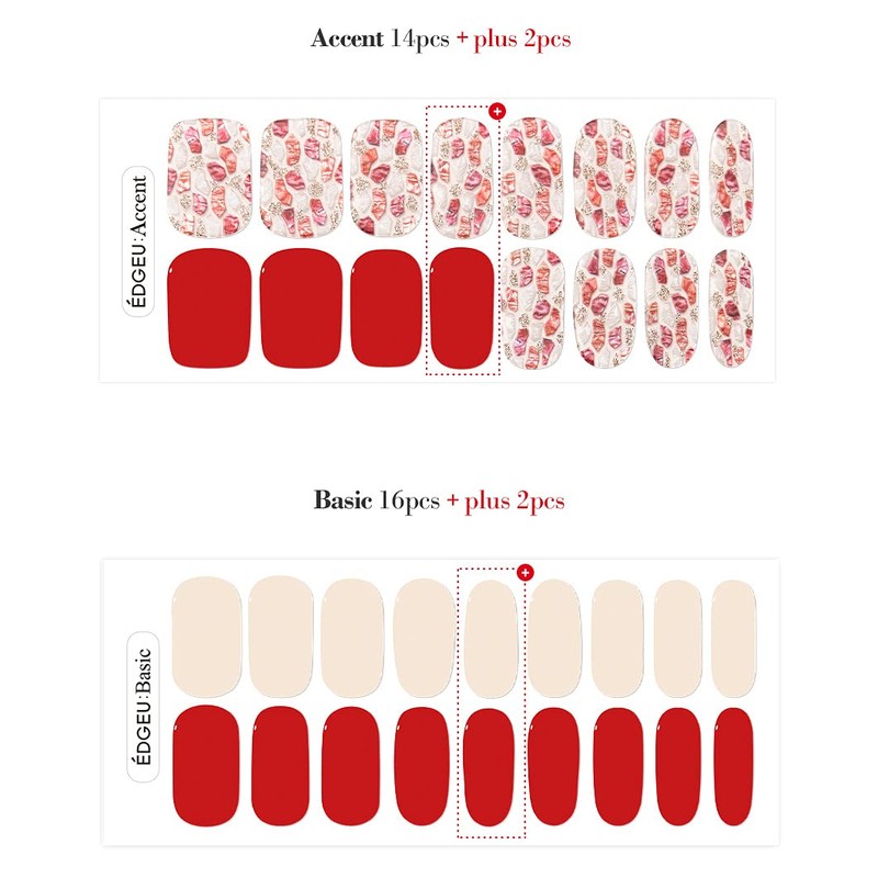 EDGEU SHOP GEL ENT505 RUBY RED SHELL