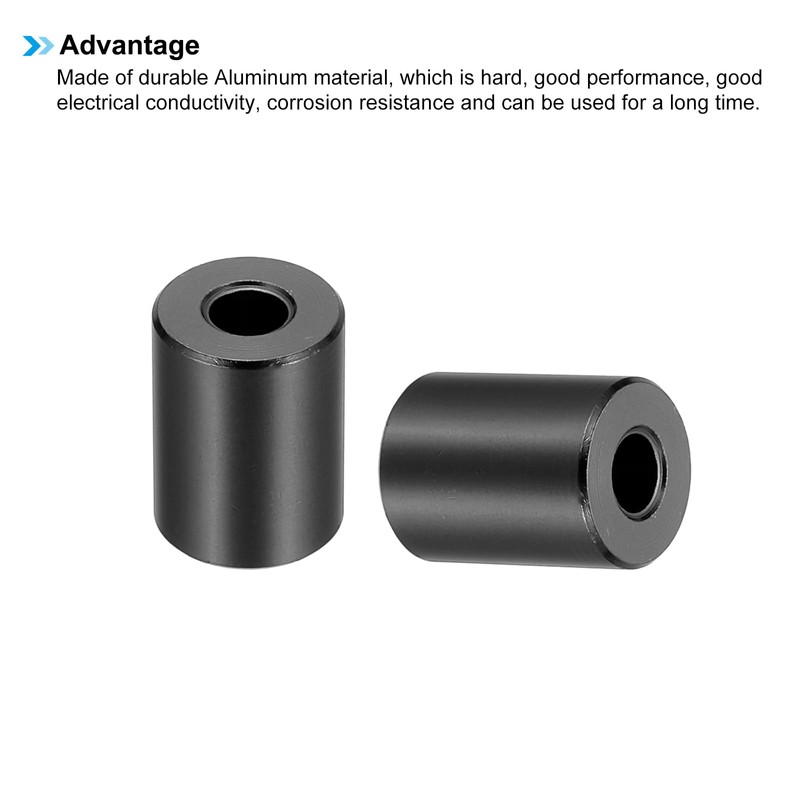 PATIKIL M6 Aluminum Spacers 6 Pack Aluminum Inner Diameter x