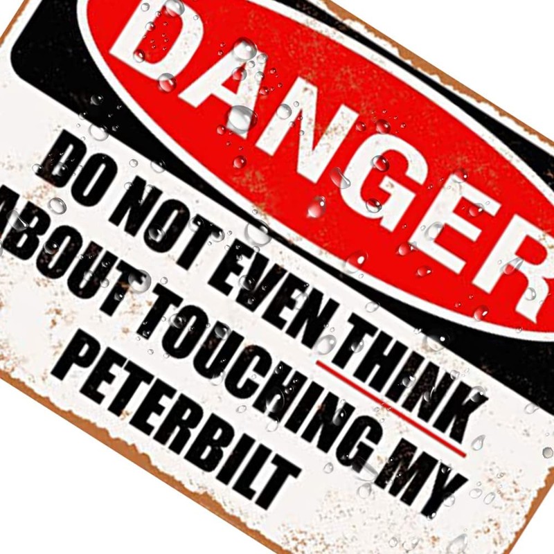 TCHPAX 12X8 - Vintage Look Aluminum Metal Sign - Inches