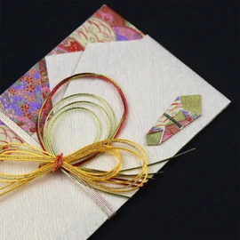 Maruai Ki-646R Shugi-Bukuro (Japanese Traditional Money Envelope) For Weddings, Japanese-Style, Hiyori, Red, 1 Piece