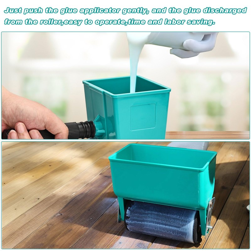 Singring Portable Glue Applicator Roller Woodworking Glue Spreader Adjustable Applicator