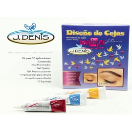 J DENIS Kit De Rizado Jade + Planchado De Ceja + 2 Pigmentos