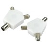 Mr. Gadget's Solutions 2-Way TV Aerial Coaxial Splitter - Seamless