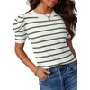 Dokotoo Striped Tops for Womens Fashion 2025 Summer Trendy Cute