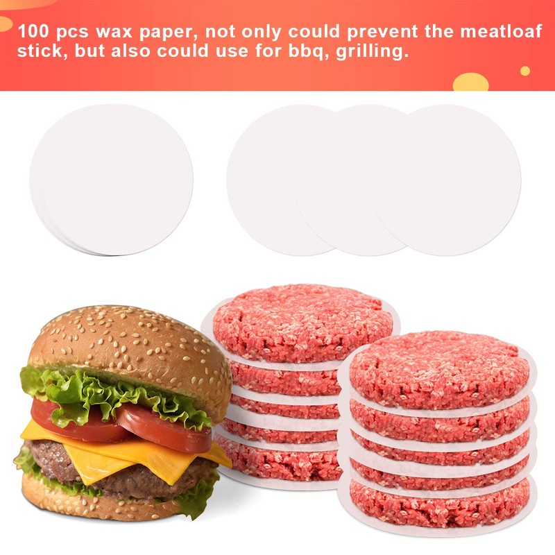 Luxiv 3 in 1 Burger Press, Hamburger Patty Maker Stuffed