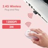 Elecom M-IR07DRSPN Wireless Mouse (Receiver Included), Medium, 3 Buttons, Quiet,