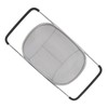 Over The Sink Colander Stainless Steel Telescopic Strainer Basket Rubber