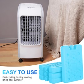 DOITOOL Cooler Ice Packs : Large Reusable Freezer Ice Packs for Lunch Box, Fan,Coolers,Shipping 6.09x4.52x0.98in Light Green