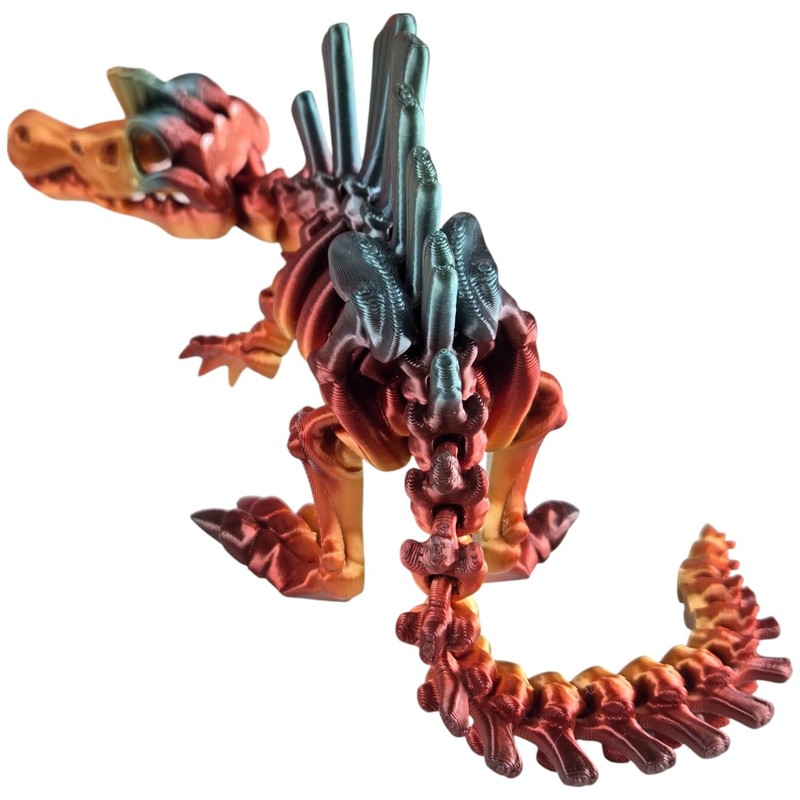 Skeleton Spinosaurus – Articulating Dinosaur Figurine for Teens and Adults