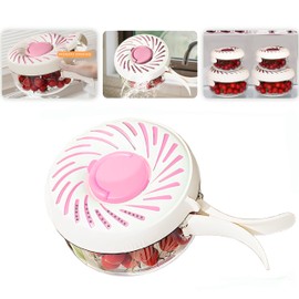 New Upgrade Fruit Washing Bowl with Strainer,3 in 1 Multipurpose Drain Basket with Lid & Ice Box,Foldable Handle Fruit Strainer,Fruit Washer Perfect for Fridge Storage and Outdoor Picnics(1 QT)