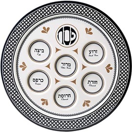 Rite Lite "Seder Traditions" Melamine Seder Plate- For Pesach/Passover Holiday